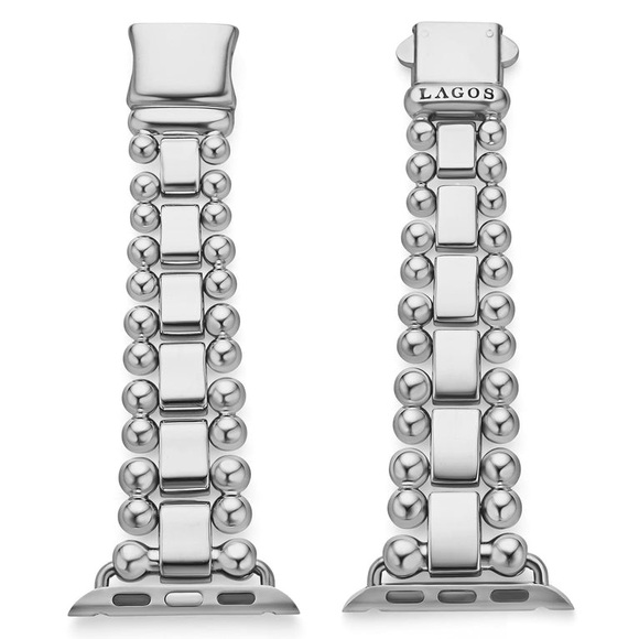 LAGOS SMART CAVIAR Stainless Steel Watch Bracelet-38-45mm - Picture 5 of 16